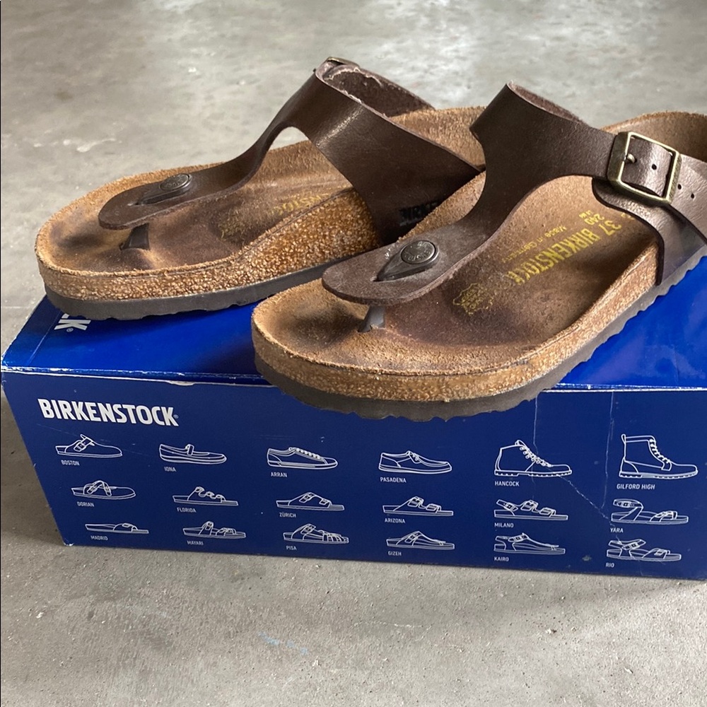 Birkenstock Dark Brown Gizeh Sandal